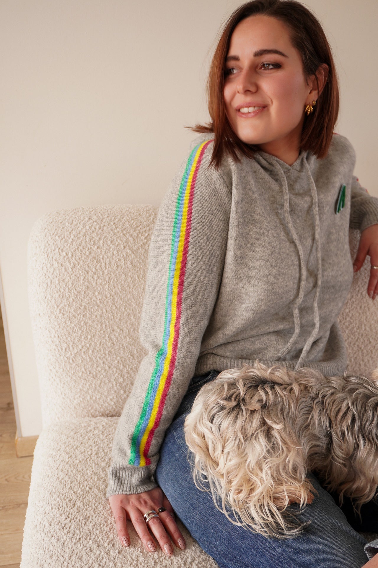 Pull Mariela Gris chiné